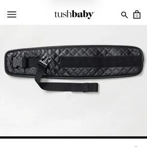 Tush Baby Waistbelt Extender Black Vegan Leather
